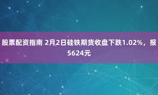 股票配资指南 2月2日硅铁期货收盘下跌1.02%，报5624元